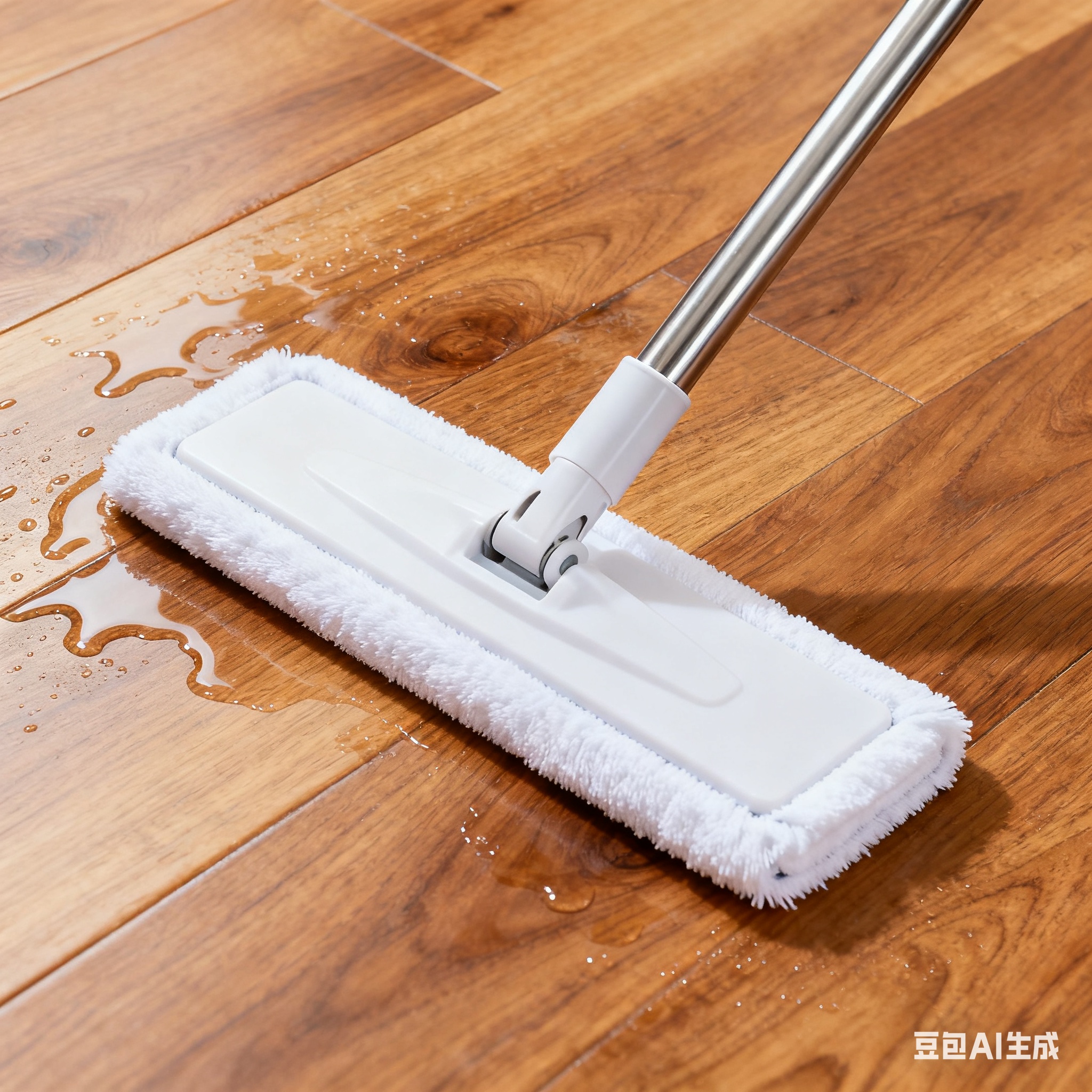 하루에 팁 제공 - 나무 바닥 걸레질