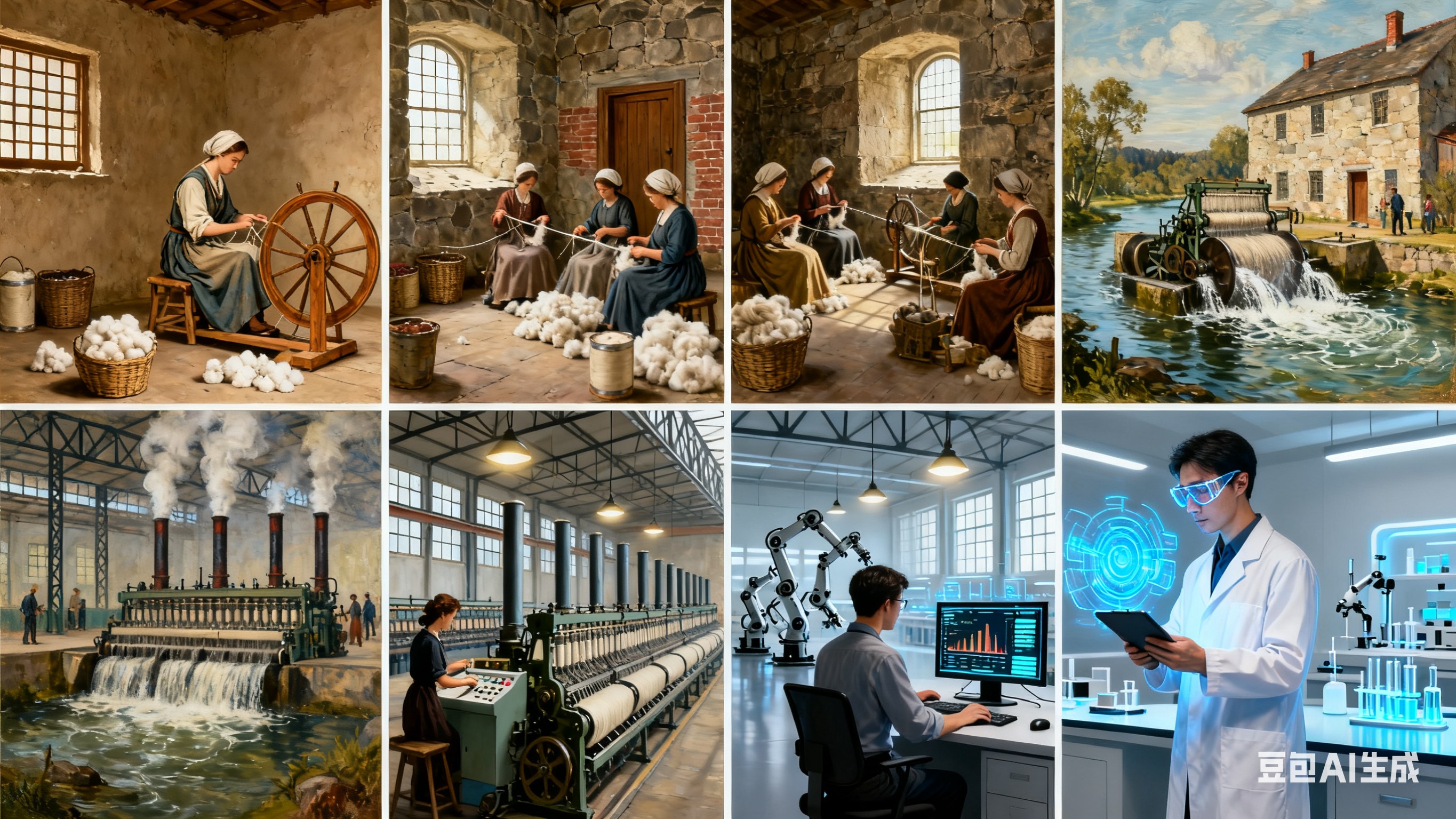 회전의 진화: 손끝에서 스마트 공장으로