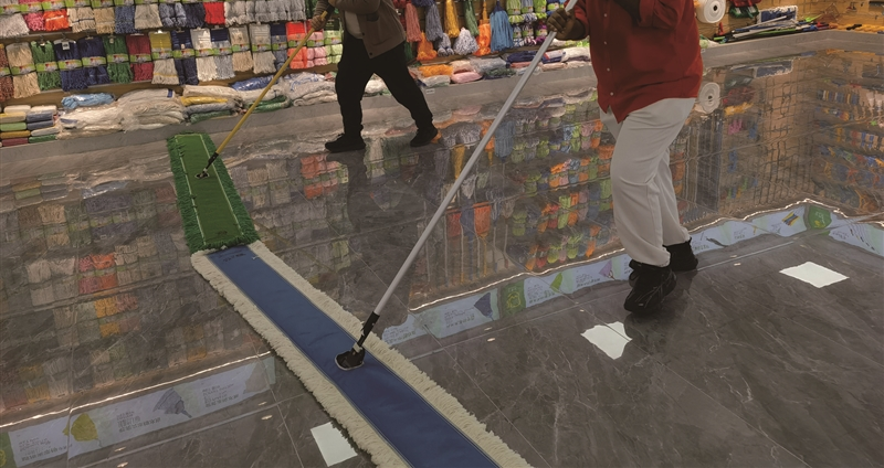 NBA 크기의 농구장용 걸레