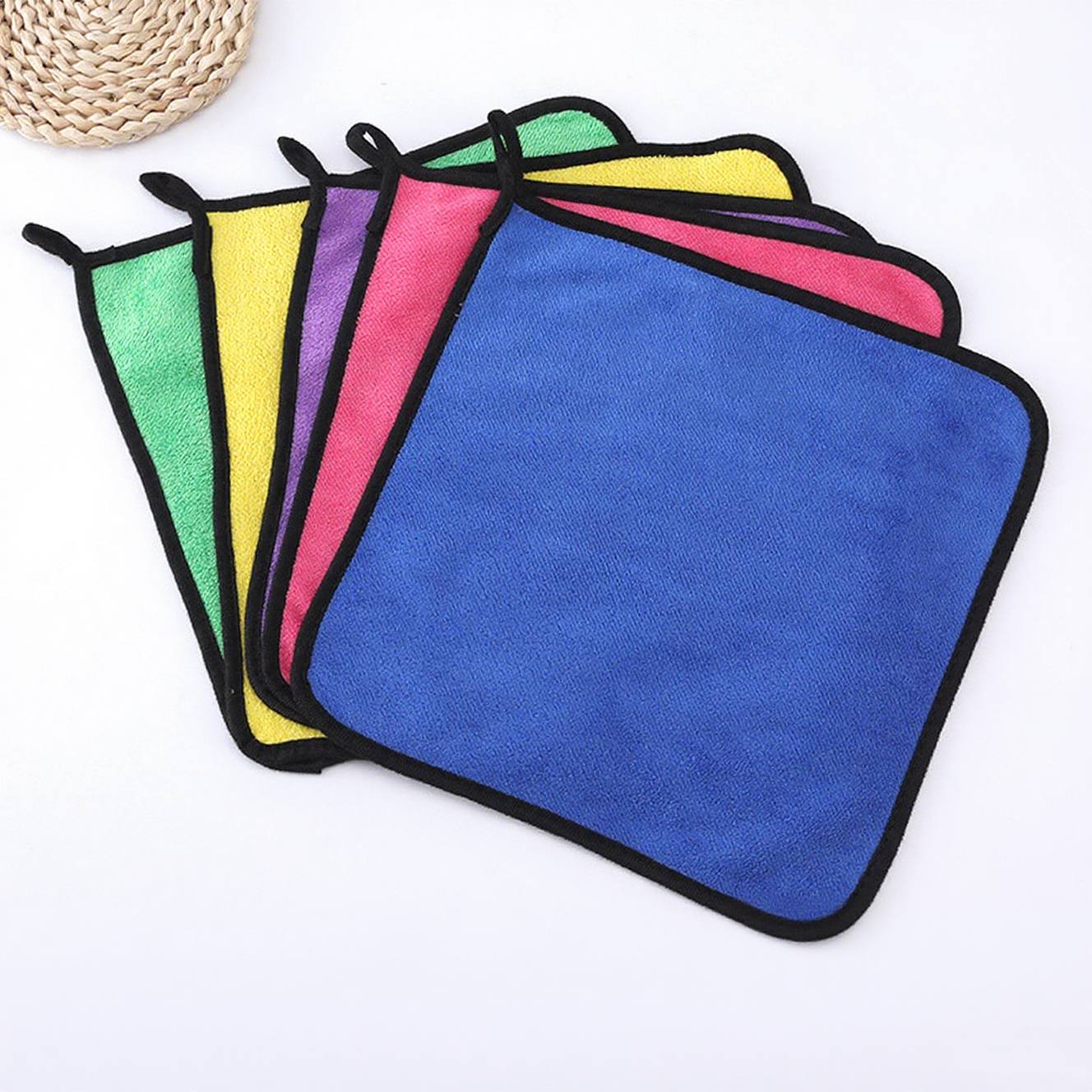 자동차 산호 양털 청소 수건